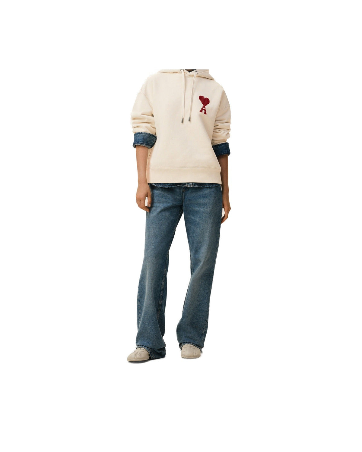 Hoodie Ami De Coeur Blanc – Ami Paris