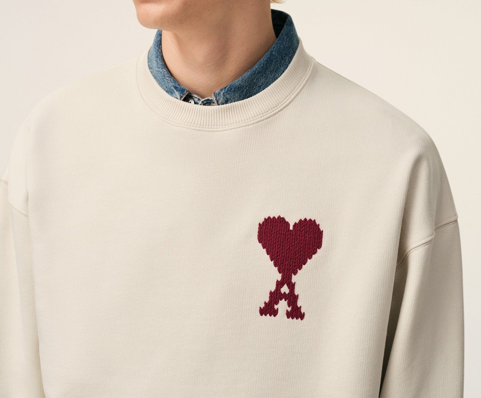 Sweatshirt Ami De Coeur Blanc – Ami Paris