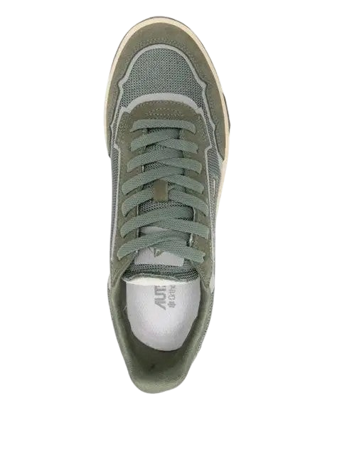 BASKETS AUTRY WILDPACE LOW EN DRAGON MESH ET DAIM SCHIO ET MILITARY