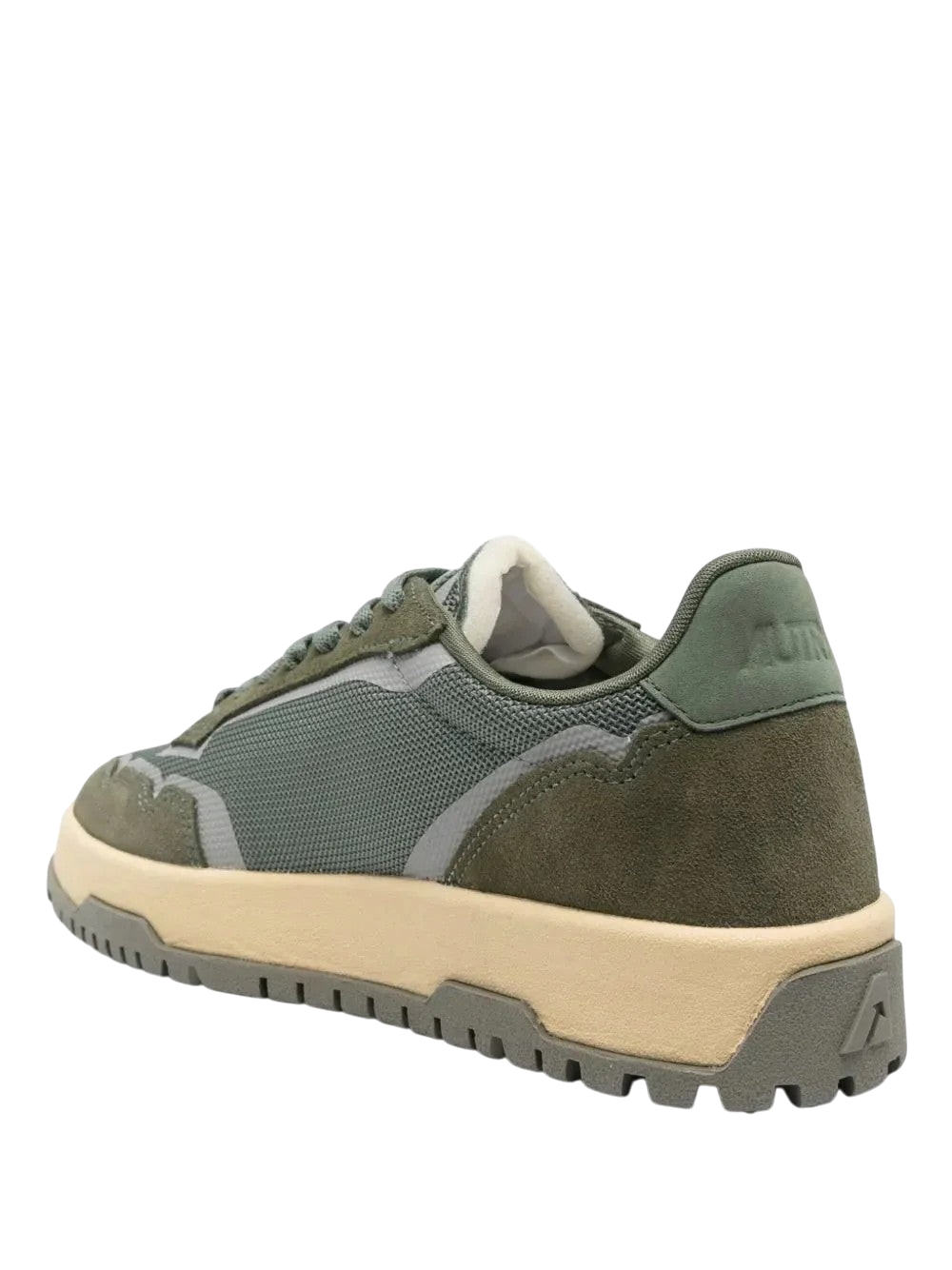 BASKETS AUTRY WILDPACE LOW EN DRAGON MESH ET DAIM SCHIO ET MILITARY