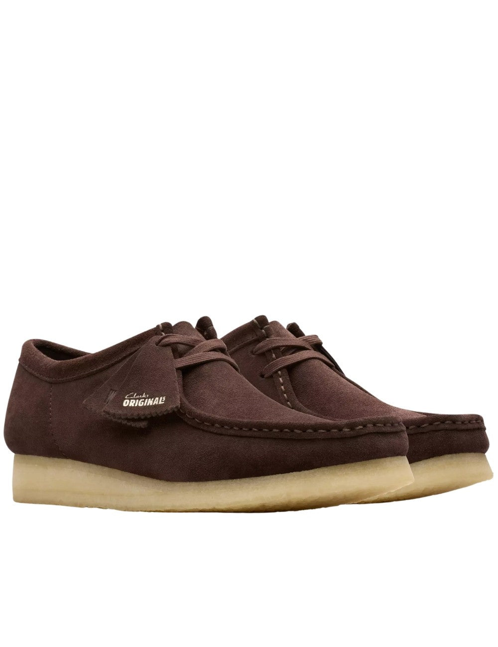 Chaussures Clarks Originals Wallabee Dark Brown Marron