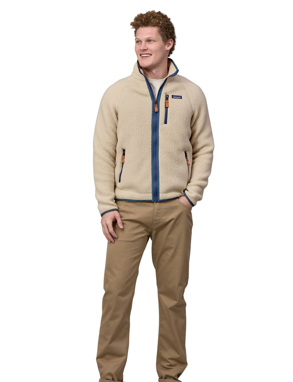 Veste Patagonia Men’s Retro Pile Fleece Jacket Coupe Regular Homme Beige