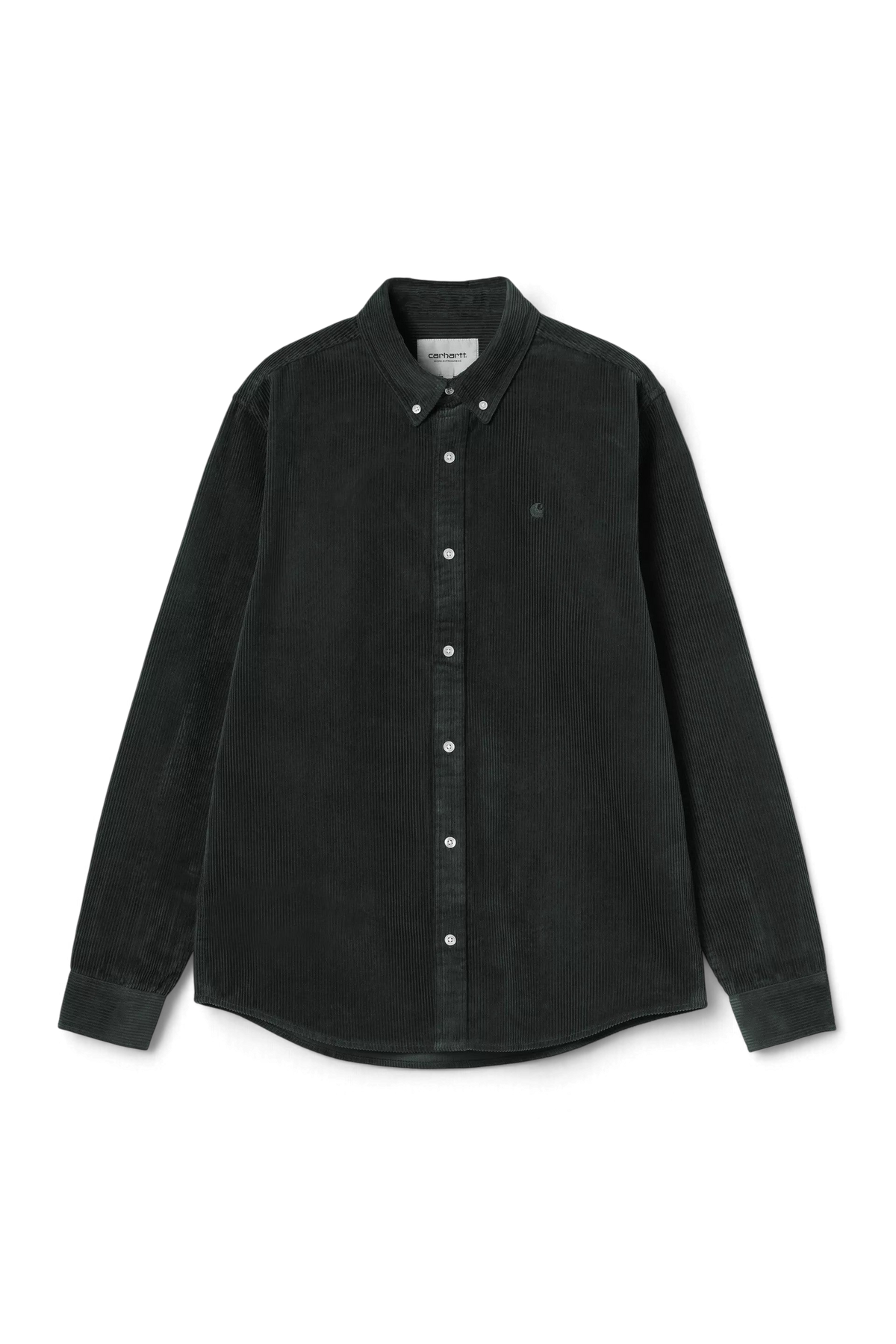 CARHARTT CHEMISE MADISON CORD SHIRT RAVEN