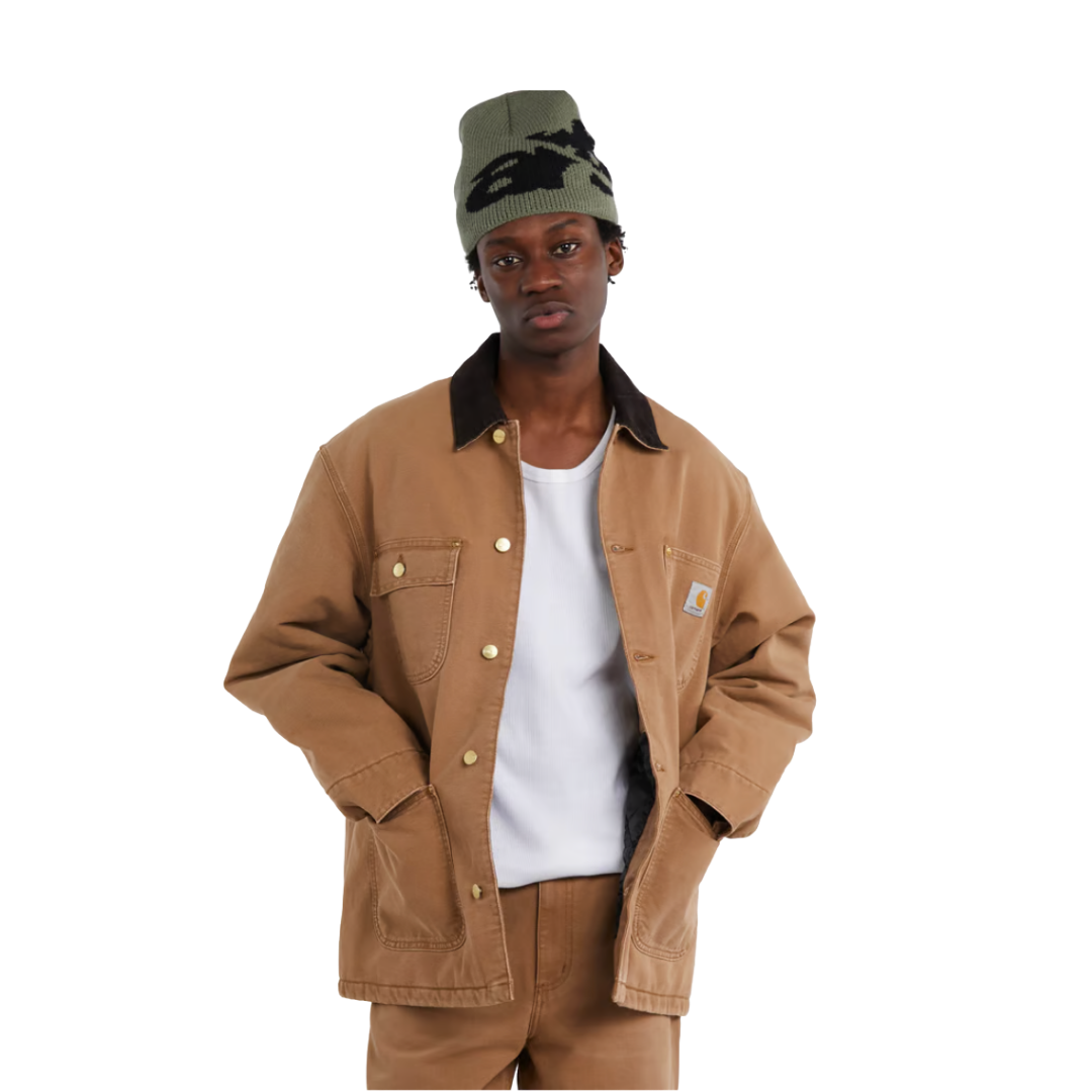CARHARTT CHORE COAT STONE CANVAS