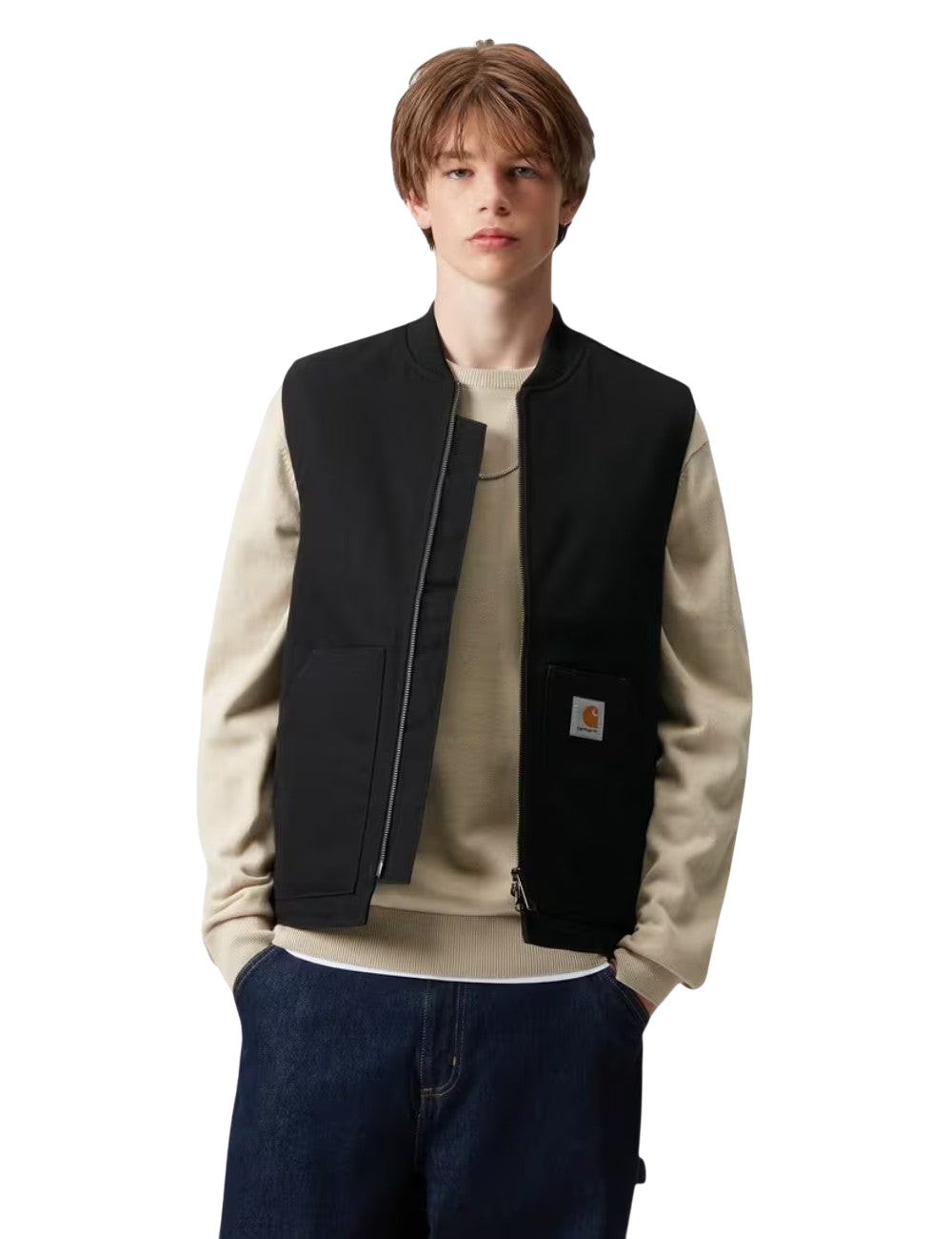 Gilet sans manches Carhartt WIP Classic Vest Noir (Black) pour homme