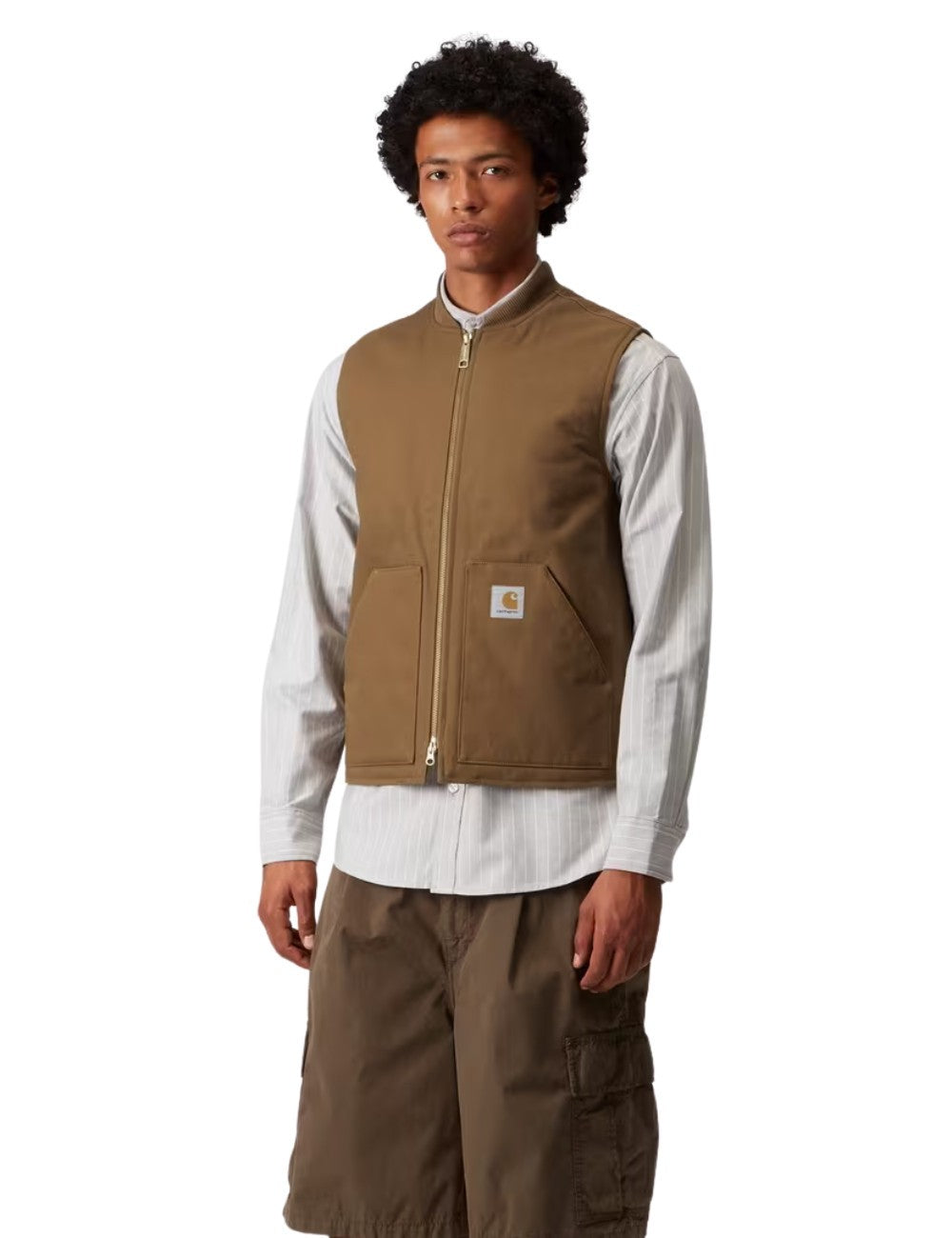 Gilet sans manches Carhartt WIP Classic Vest Marron (Hamilton Brown) pour homme