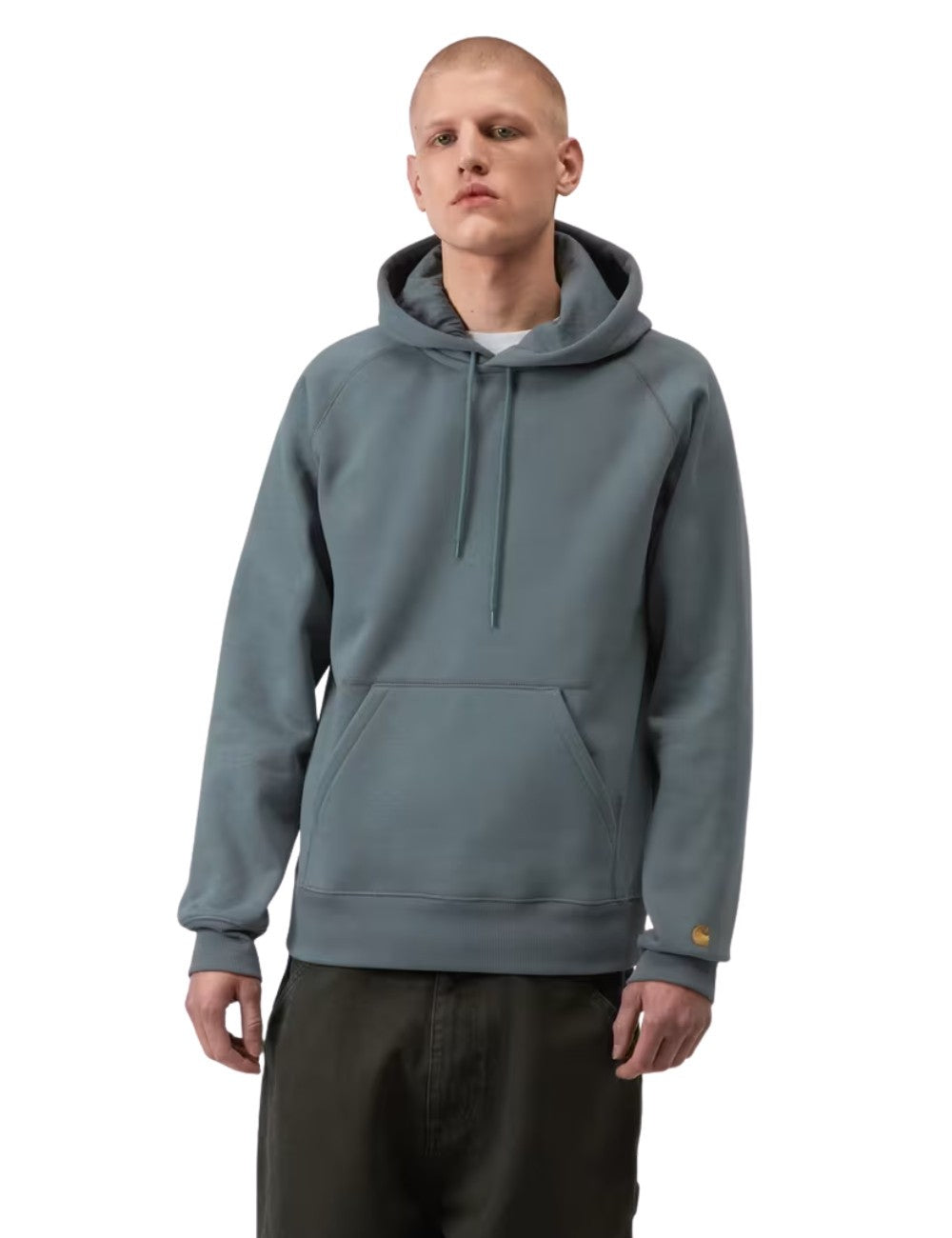 Sweat à capuche Carhartt WIP Hooded Chase Sweatshirt Violet/Bleu (Wallflower) pour homme