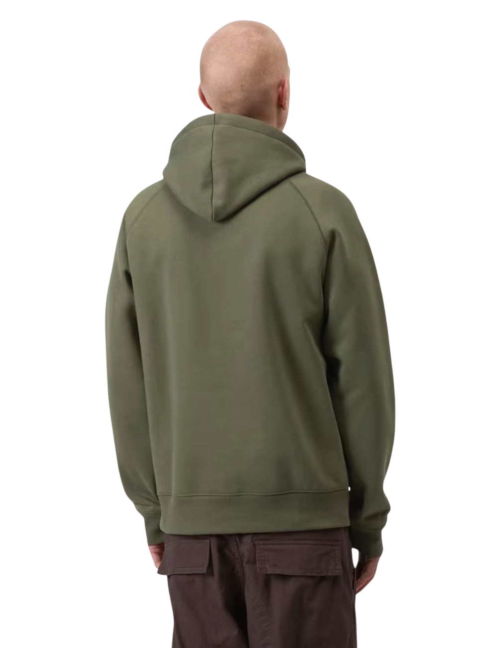 Sweat à capuche Carhartt WIP Hooded Chase Sweatshirt Kaki (Khaki) pour homme