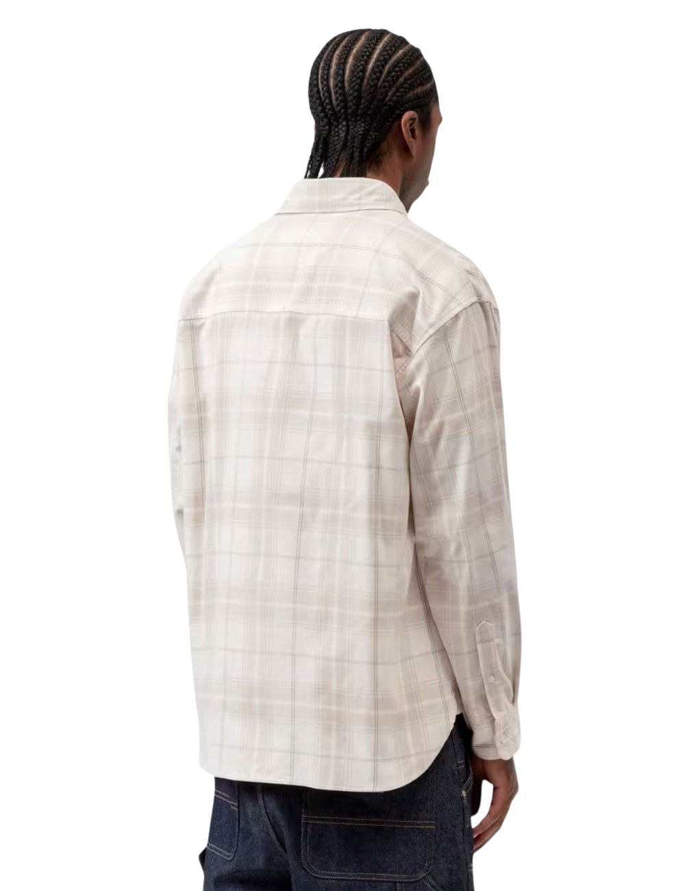 Chemise Carhartt WIP L/S Wilber Shirt Beige (Sand) pour homme