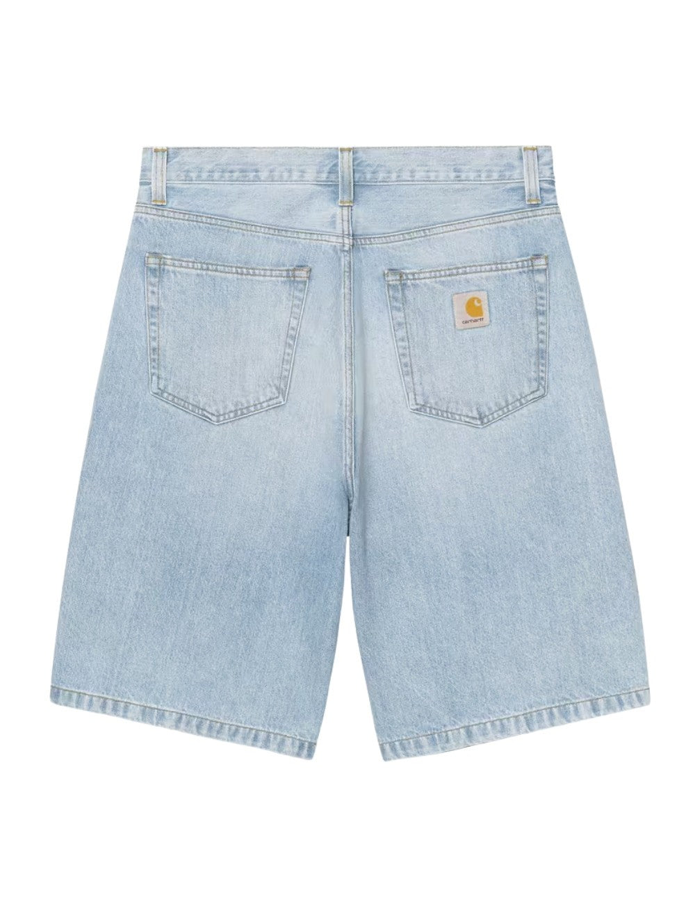 Short Carhartt WIP Landon Short Bleu (Blue Denim, délavé) en denim de coton robuste pour homme