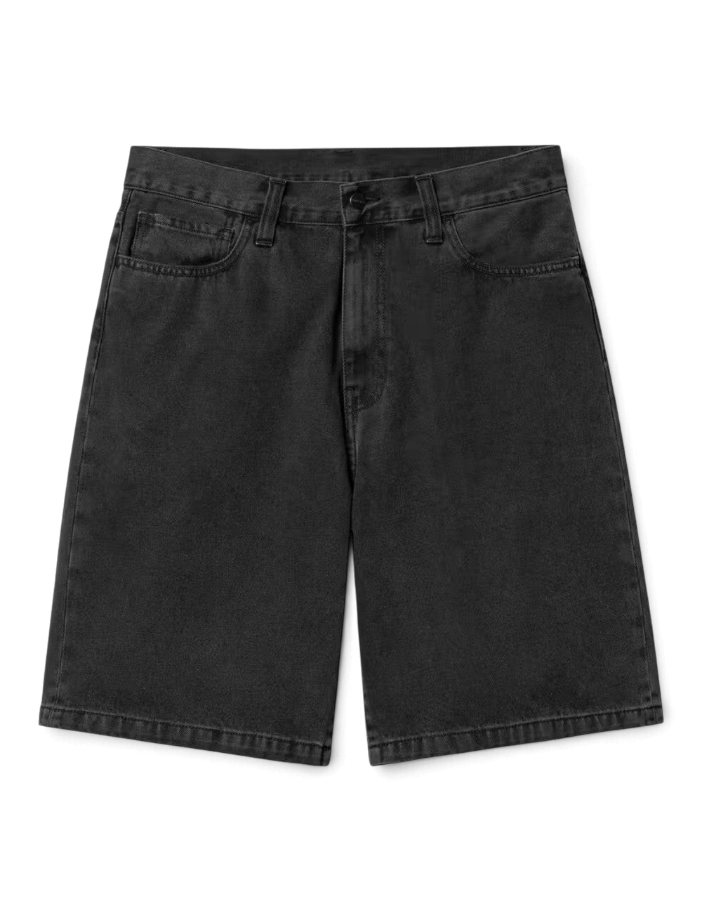 Short Carhartt WIP Landon Short Noir en denim de coton robuste pour homme