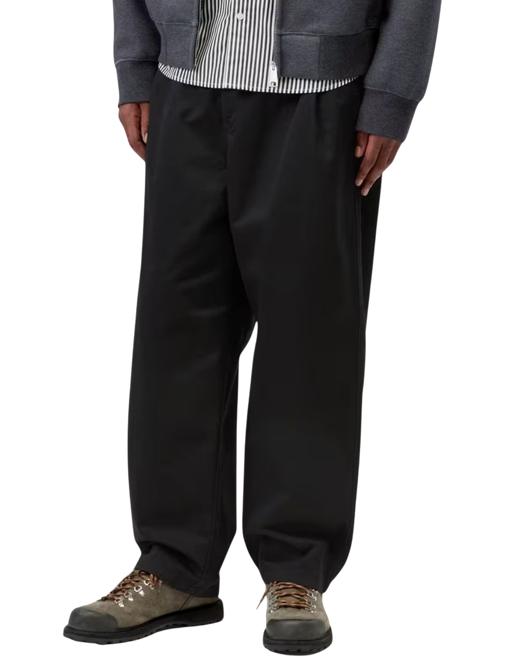 Pantalon Carhartt WIP Merrick Pant Noir en denim de coton pour homme