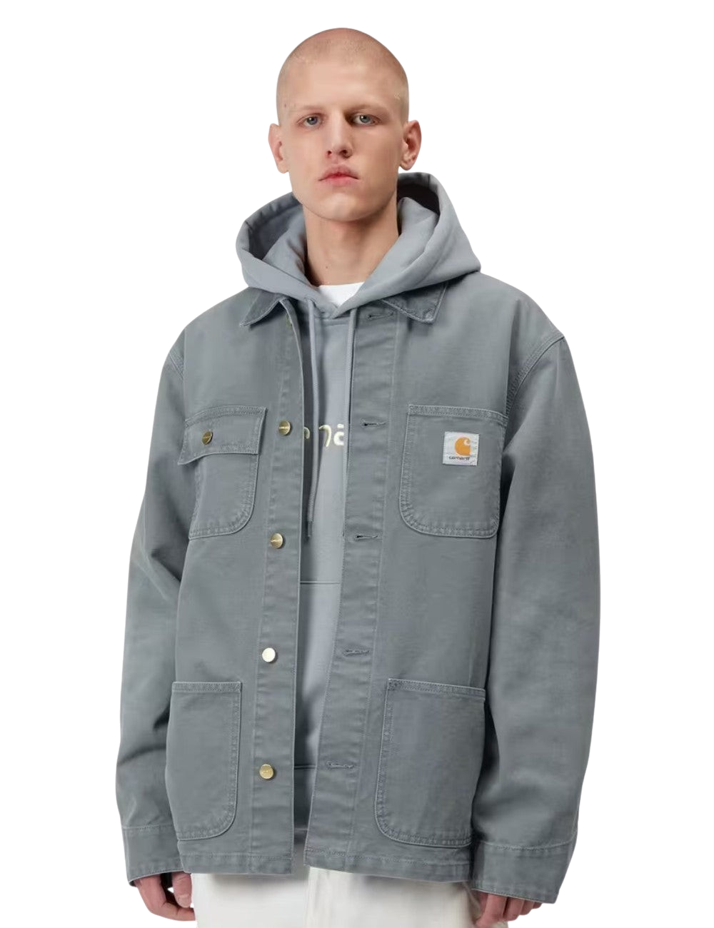 Veste Carhartt WIP Michigan Coat Bleu (Blue Light True Washed) pour homme