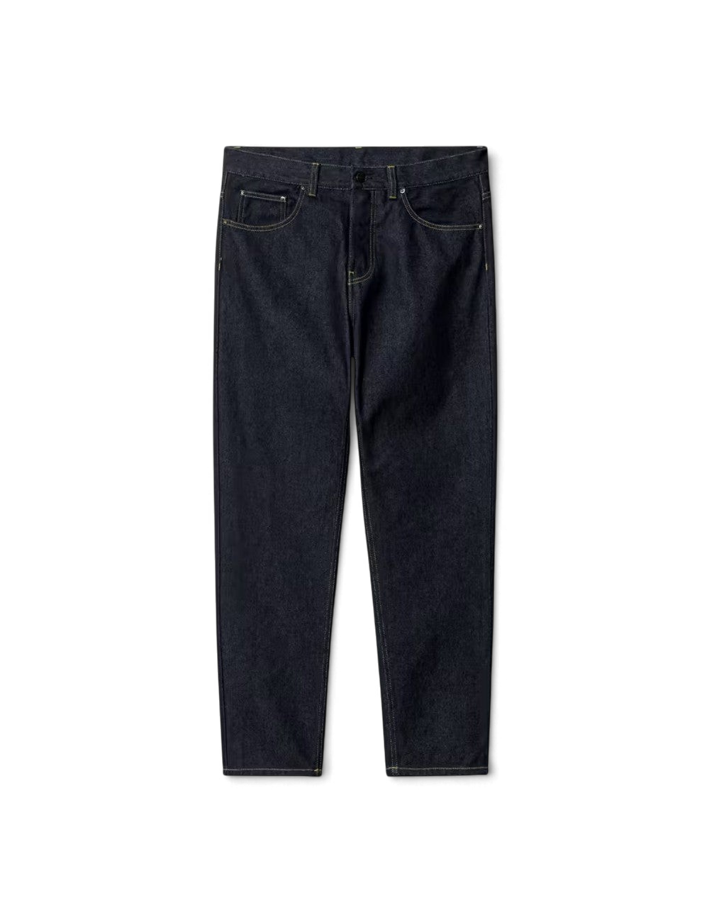 Pantalon Carhartt WIP Newel Pant Bleu (Blue Denim, délavé) en denim de coton robuste pour homme