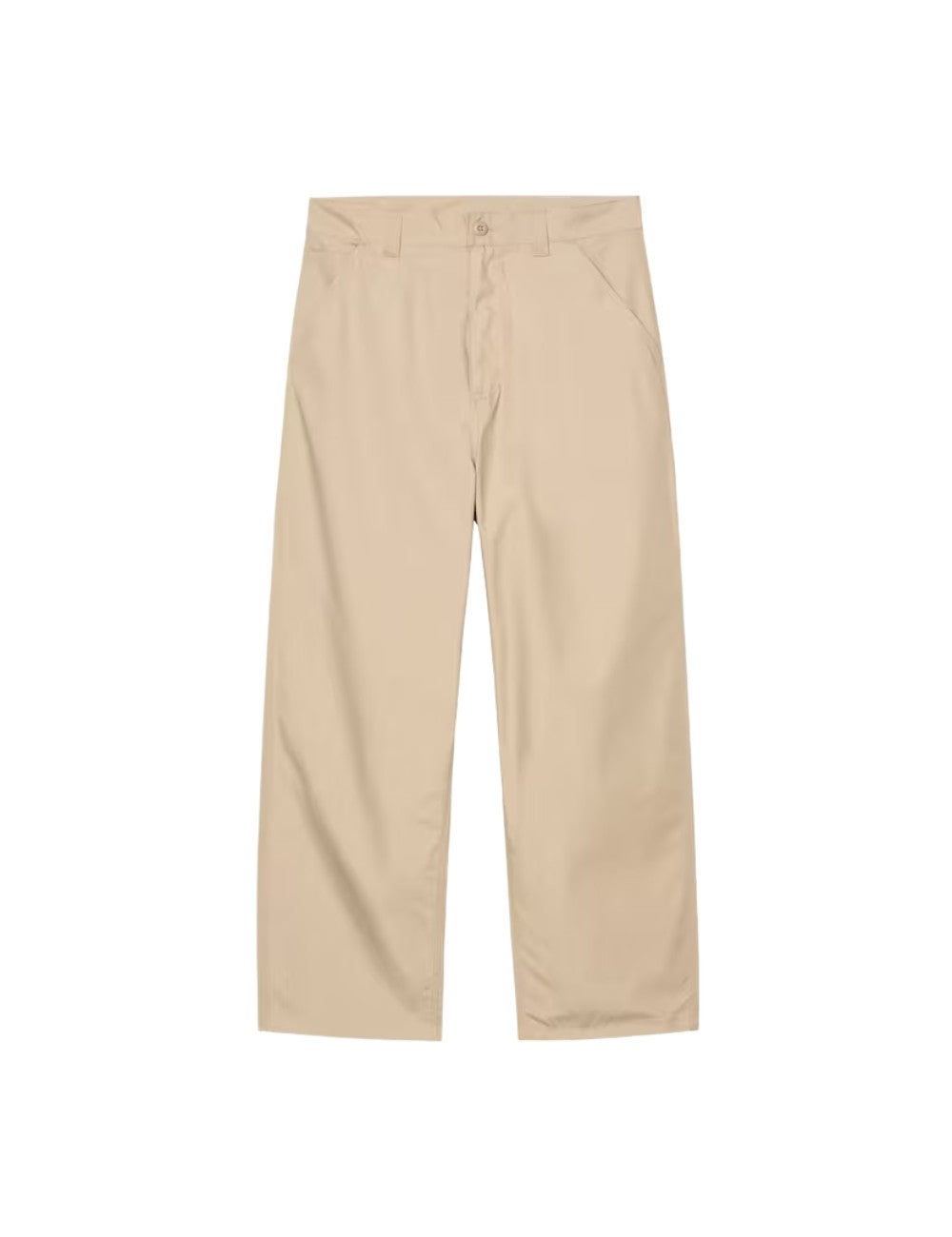 Pantalon Carhartt WIP Postal Single Knee Pant Marron (Hamilton Brown) en toile de coton robuste pour homme