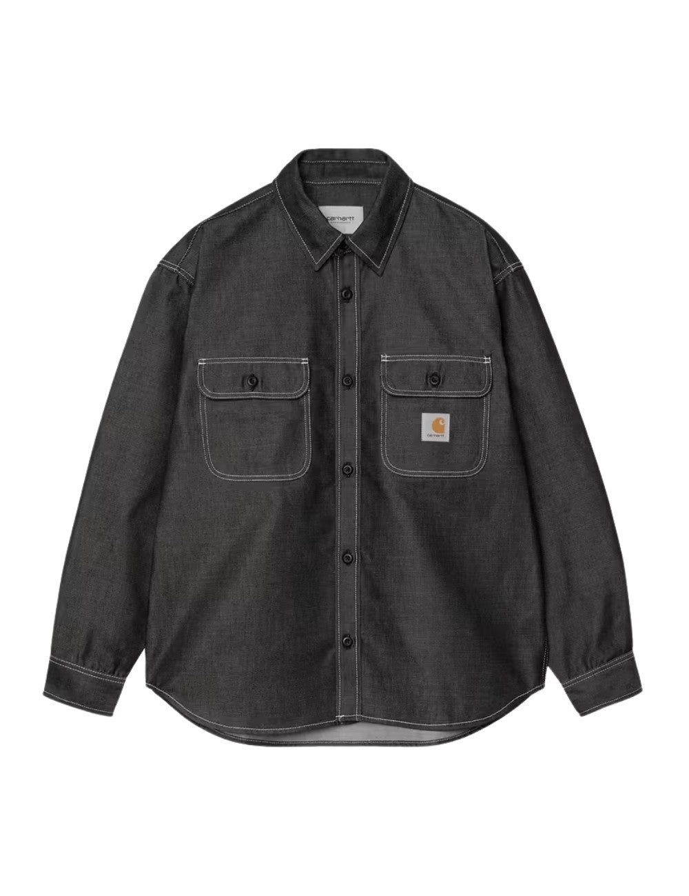 Veste-chemise Carhartt WIP Tigan Shirt Jac Noir (Black) pour homme