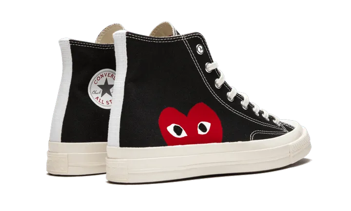 Chuck Taylor All-Star 70s Hi Comme des Garçons PLAY Black