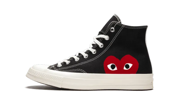Chuck Taylor All-Star 70s Hi Comme des Garçons PLAY Black