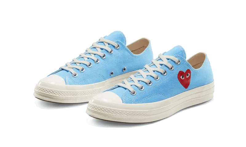 Chuck Taylor All-Star 70s Ox Comme des Garçons PLAY Bright Blue