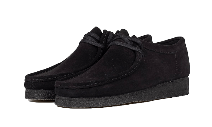 Clarks Wallabee Black Suede