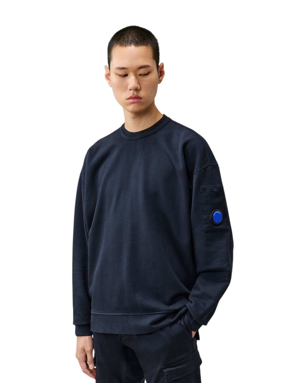 C.P company BRUSHED AND EMERIZED FLEECE SWEATSHIRT