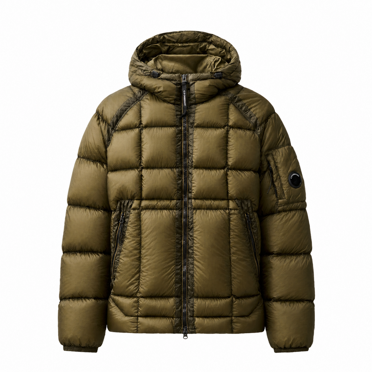 C.P.COMPANY DD-SHELL PUFFER JACKET IVY GREEN