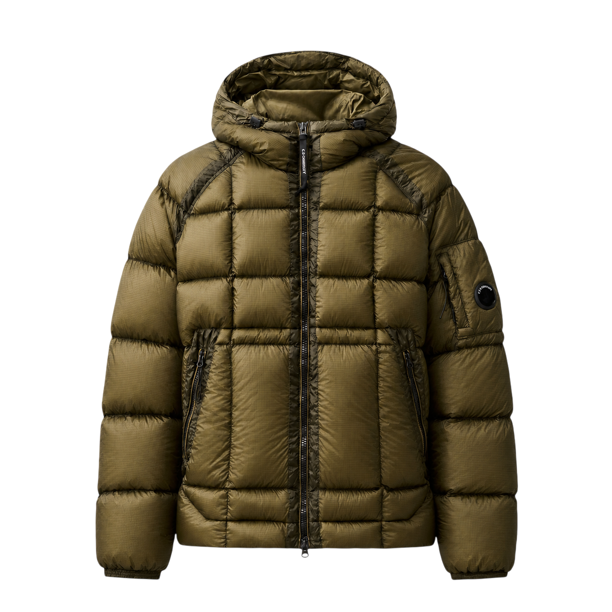 C.P.COMPANY DD-SHELL PUFFER JACKET IVY GREEN