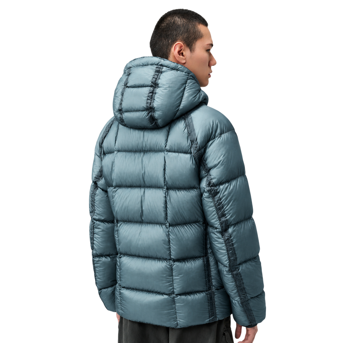 C.P.COMPANY DD-SHELL PUFFER JACKET ORION BLUE
