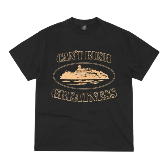 Corteiz x central cee Can’t Rush Greatness Tee black - 522251406