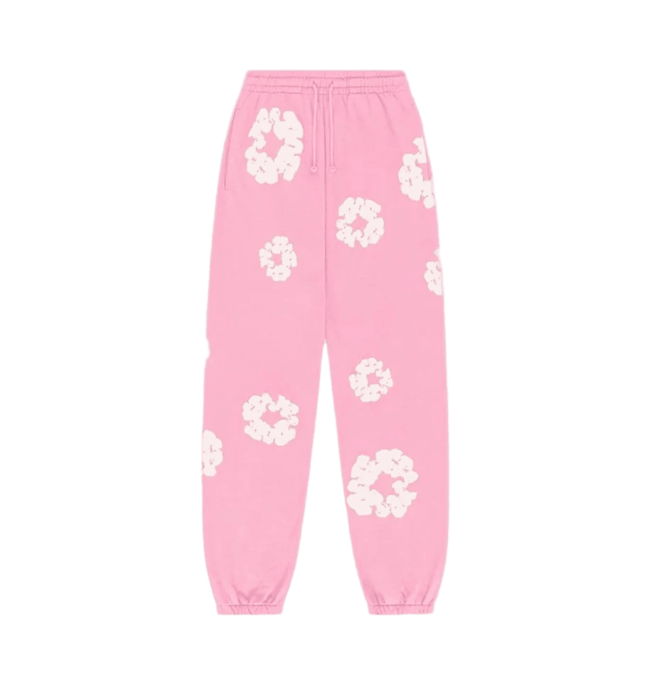 Denim Tears The Cotton Wreath Sweatpants Pink - DT-DTTCWS-PINK