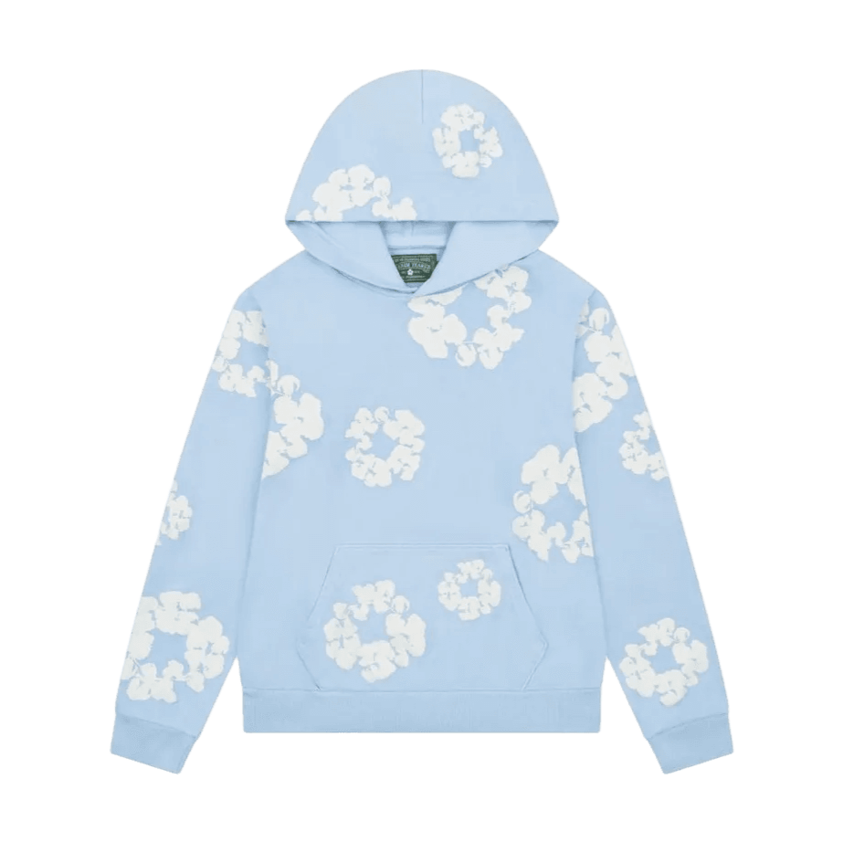 Denim Tears The Cotton Wreath Sweatshirt Powder Blue - DT-DTTCWS-POWDERBLUE