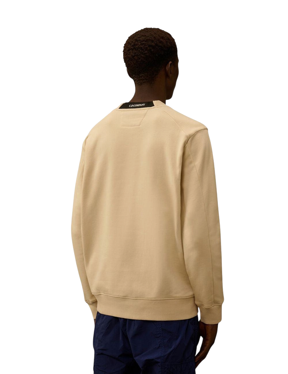 Sweat C.P. Company Diagonal Raised Fleece Crewneck Lens Sweatshirt Coupe Regular Homme