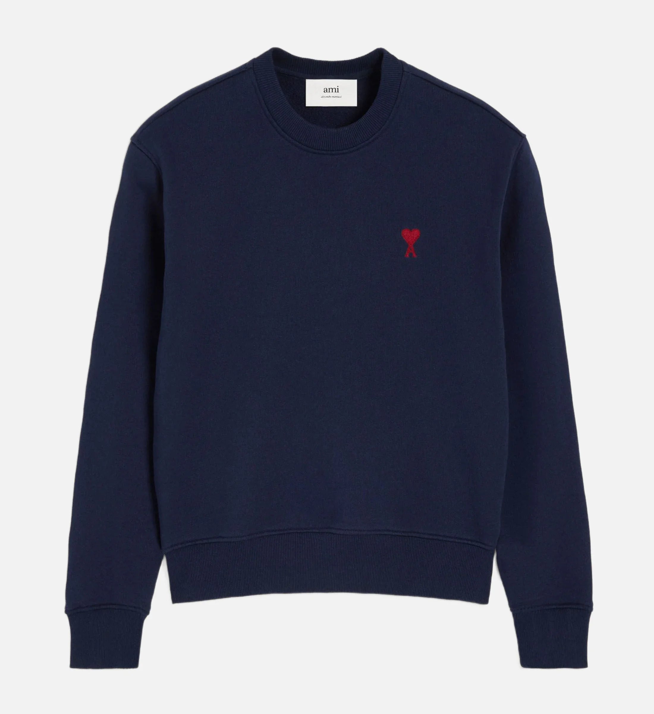 Sweatshirt Ami De Coeur – Ami Paris – Bleu Marine Rouge