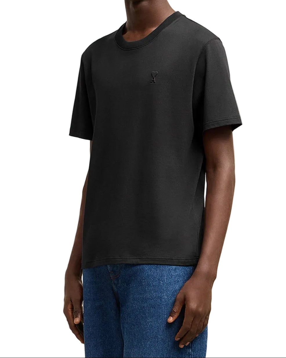 T-Shirt Ami De Coeur Petit 3D – Ami Paris – Noir