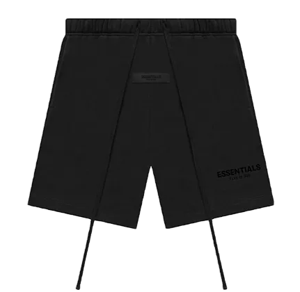 Fear of God Essentials Shorts Black Stretch Limo SS22 - 160SU212040F