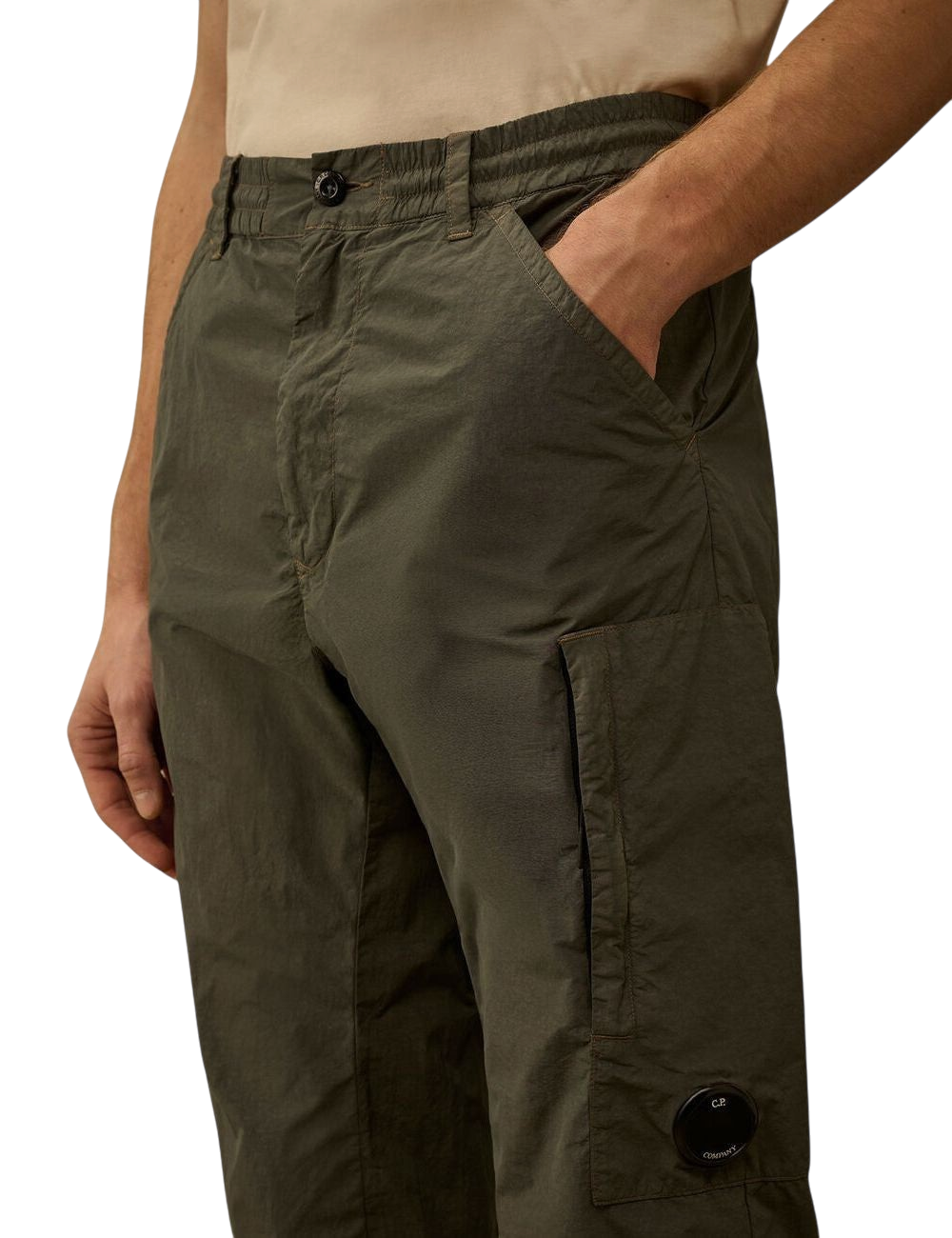 Pantalon C.P. Company Flatt Nylon Regular Cargo Pants Coupe Regular Homme