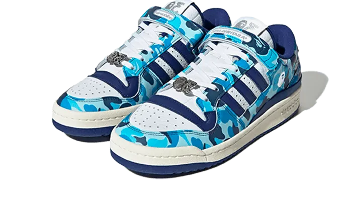 Forum 84 Low Bape 30th Anniversary Blue Camo