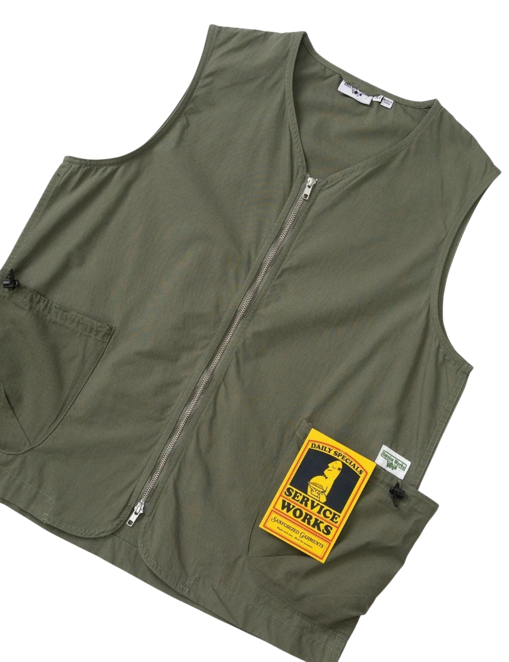 Veste Service Works Gardener Vest Grape Coupe Regular Unisexe