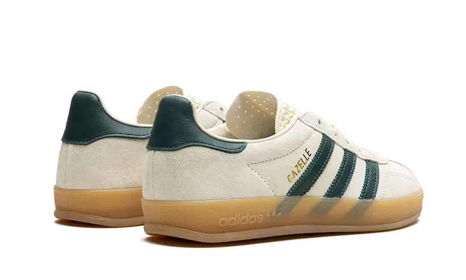 Gazelle Indoor Cream White Collegiate Green Gum