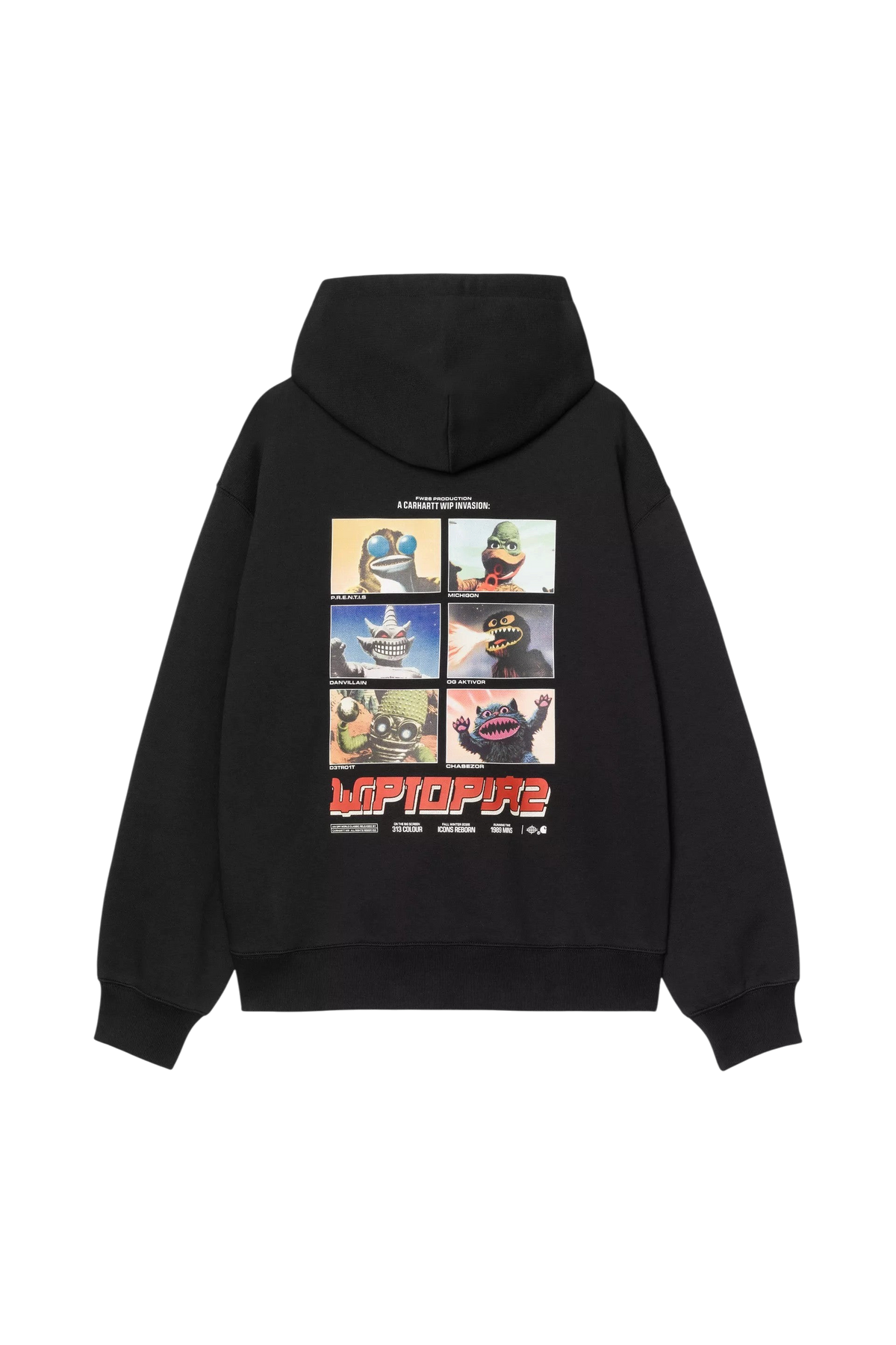 Hooded Wiptopia 2 Sweat NOIR CARHARTT