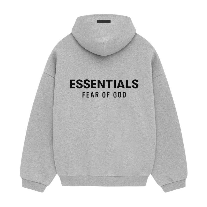 Fear of God Essentials Fleece Hoodie Light Heather Gray - 192HO246258F