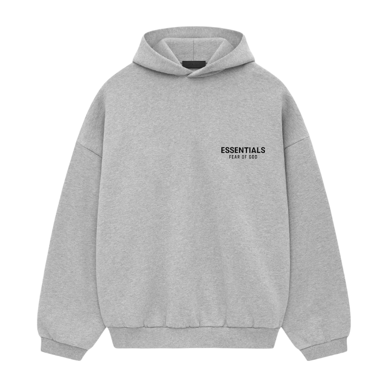 Fear of God Essentials Fleece Hoodie Light Heather Gray - 192HO246258F
