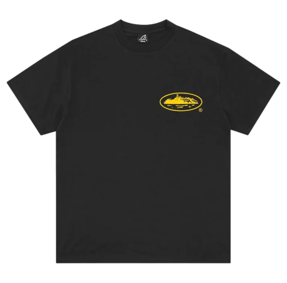 Corteiz OG Island Tee Black Yellow - CORTEIZ