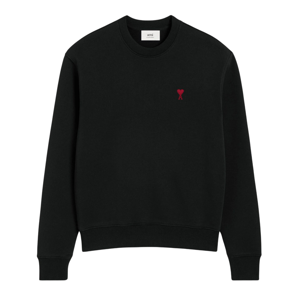 Sweatshirt Ami De Coeur – Ami Paris – Noir Rouge