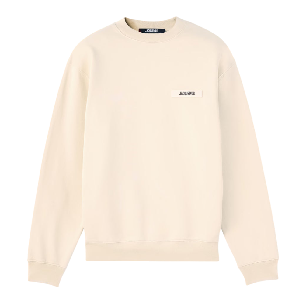 Le Sweatshirt Gros Grain – Jacquemus – Beige