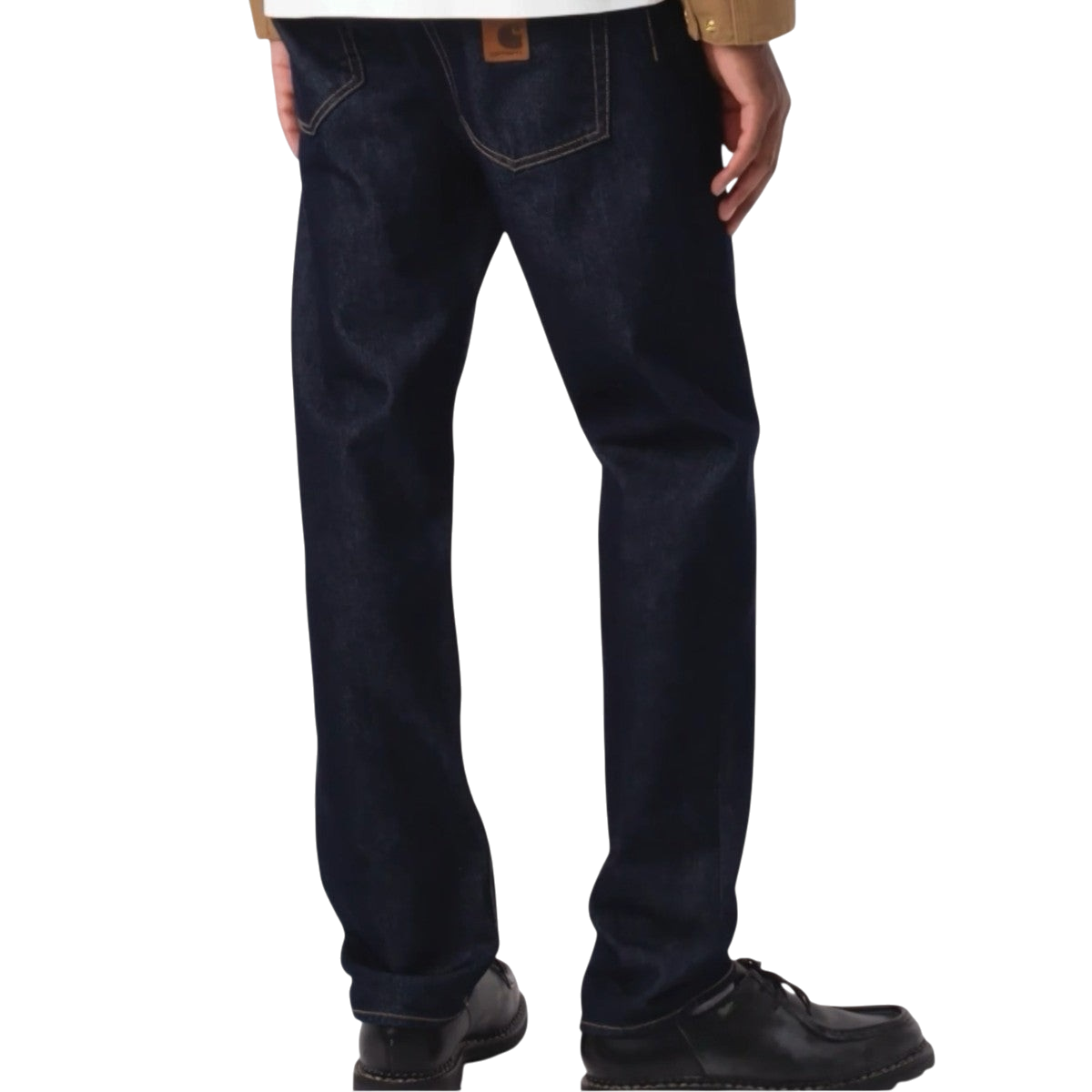 Jean Carhartt WIP Klondike Pant Noir Denim Coupe Regular Straight Homme