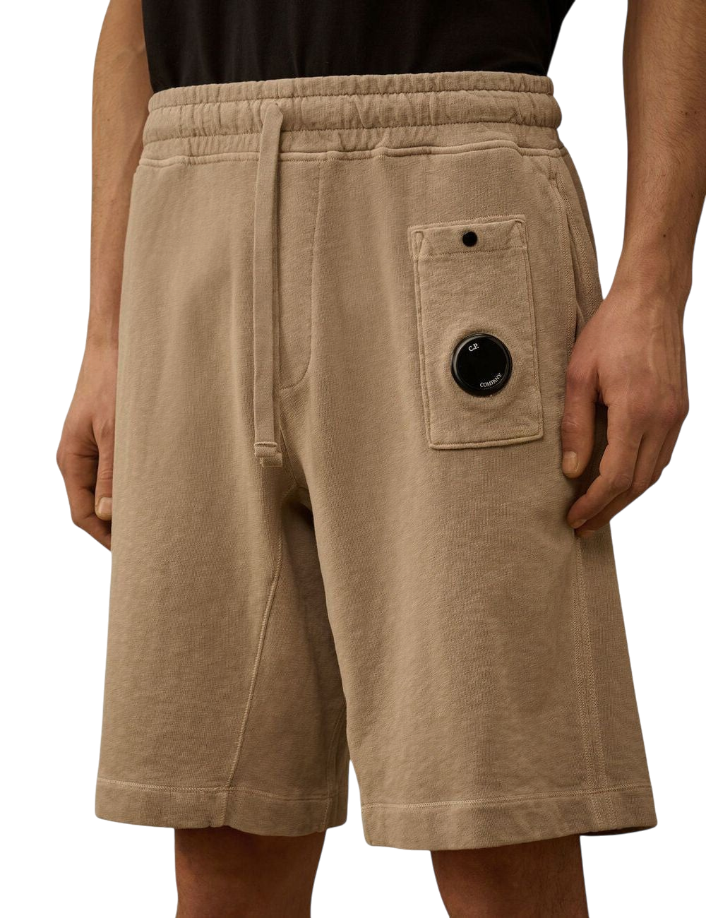 Short C.P. Company Malfilè Fleece Sweatshorts Coupe Regular Fit Homme
