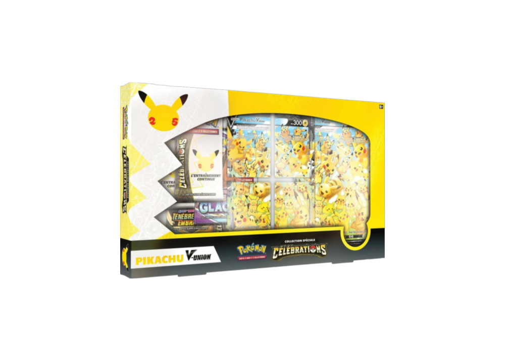 Pokémon – Coffret Pikachu V-Union Playmat – 25 Ans Célébration - FR