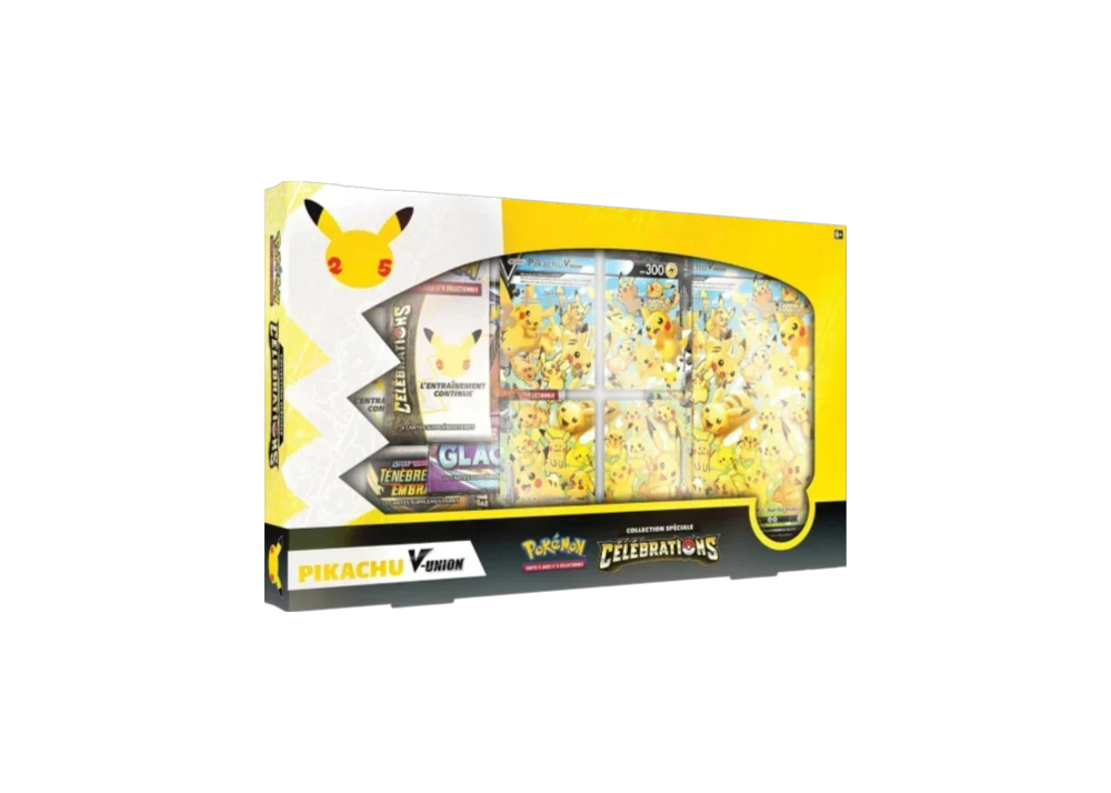 Pokémon – Coffret Pikachu V-Union Playmat – 25 Ans Célébration - FR