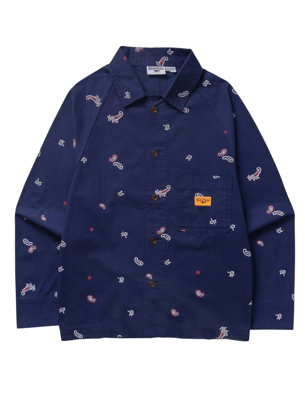 Veste Service Works Paisley Front Of House Jacket Royal Coupe Regular Unisexe